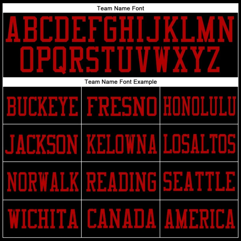 Custom Black Mesh Football Jersey with Red - Image 2