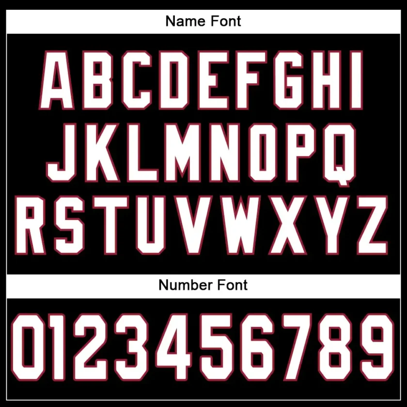 Custom Black Mesh Football Jersey with White-Cardinal - Image 3