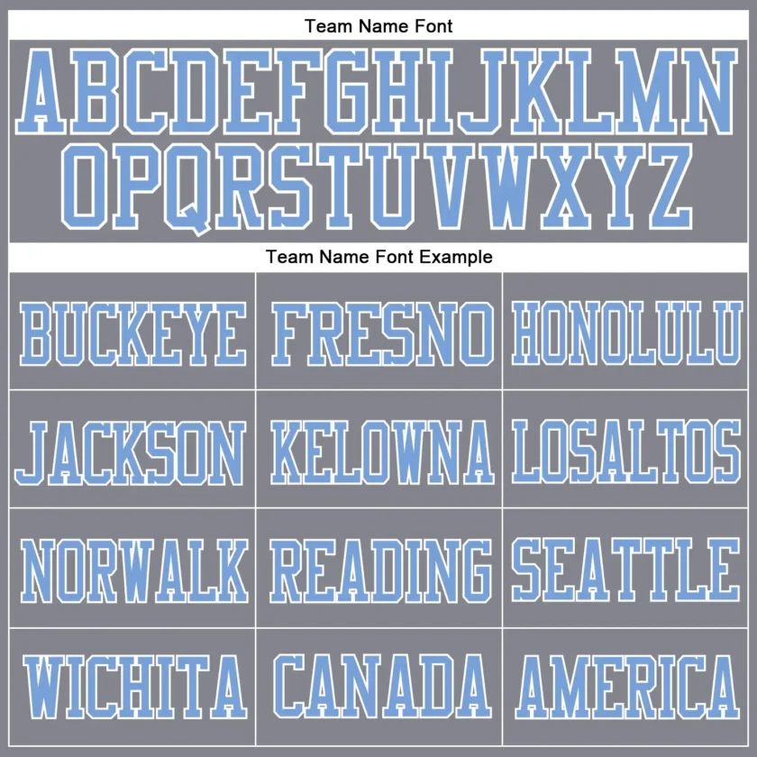 Custom Light Gray Mesh Football Jersey with Light Blue-White - Image 2