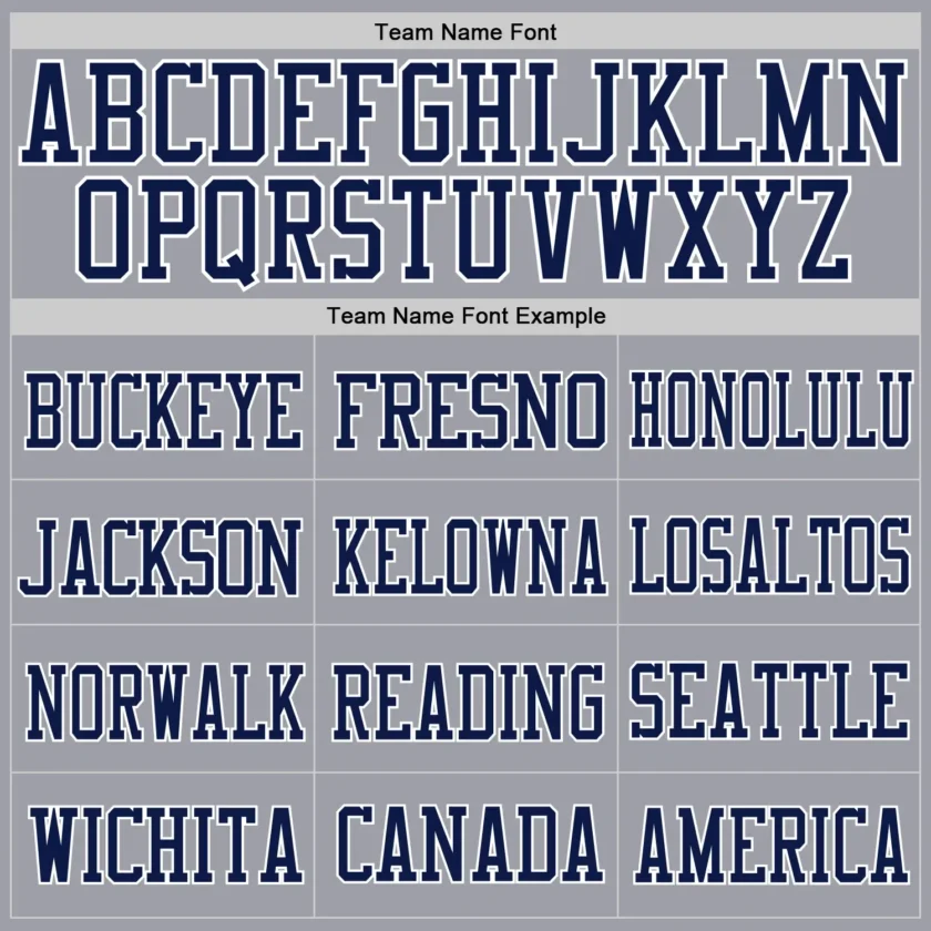 Custom Light Gray Mesh Football Jersey with Navy-White - Image 2