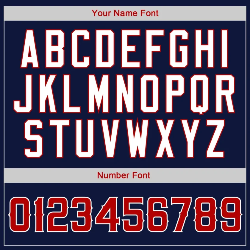 Custom Navy USA Flag Fashion Baseball Jersey with Red-White - Image 2
