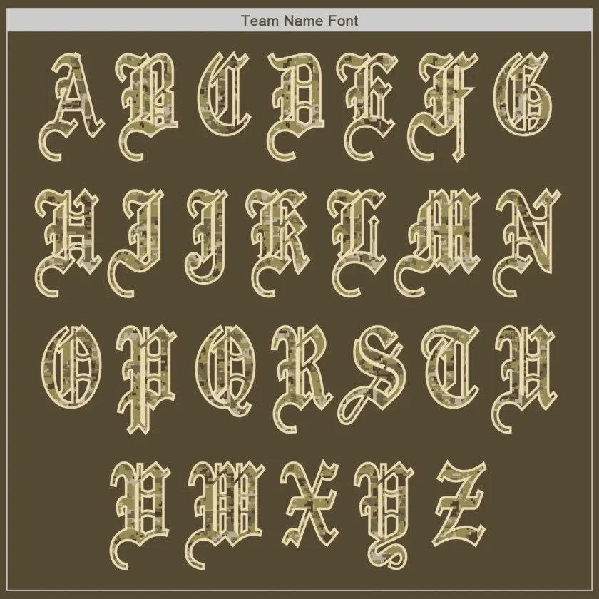 Custom Olive USA Flag Fashion Baseball Jersey with Camo-Cream - Image 3