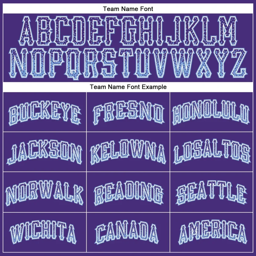 Custom Purple Drift Fashion Baseball Jersey with Ligth Blue-White - Image 2