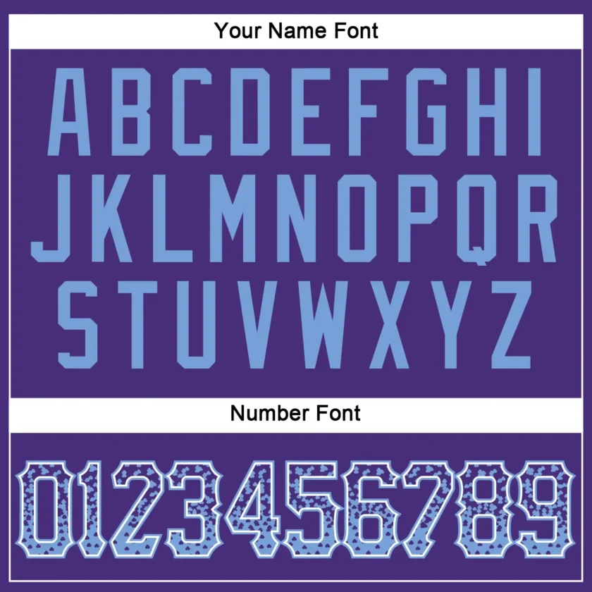 Custom Purple Drift Fashion Baseball Jersey with Ligth Blue-White - Image 3