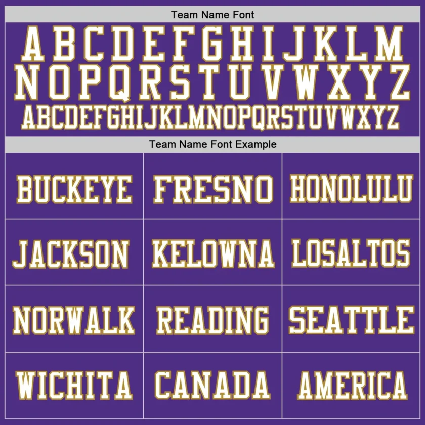 Custom Purple Mesh Football Jersey with Old Gold - Image 3