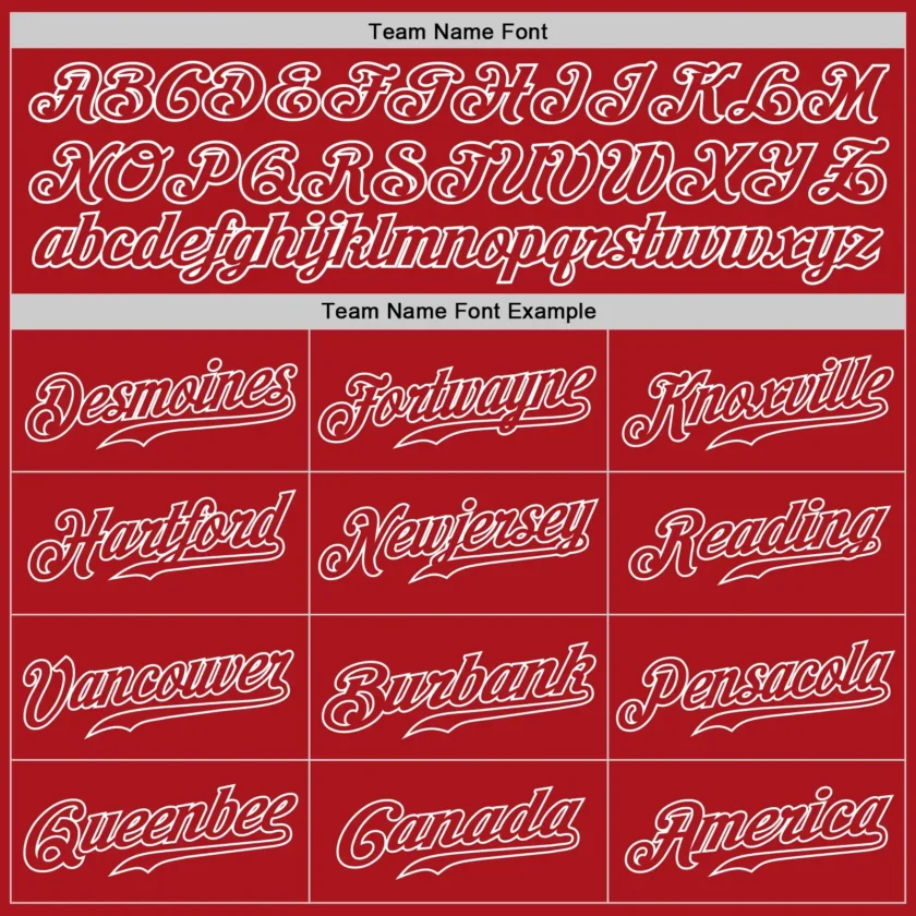 Custom Red Baseball Jersey with Red-White - Image 2