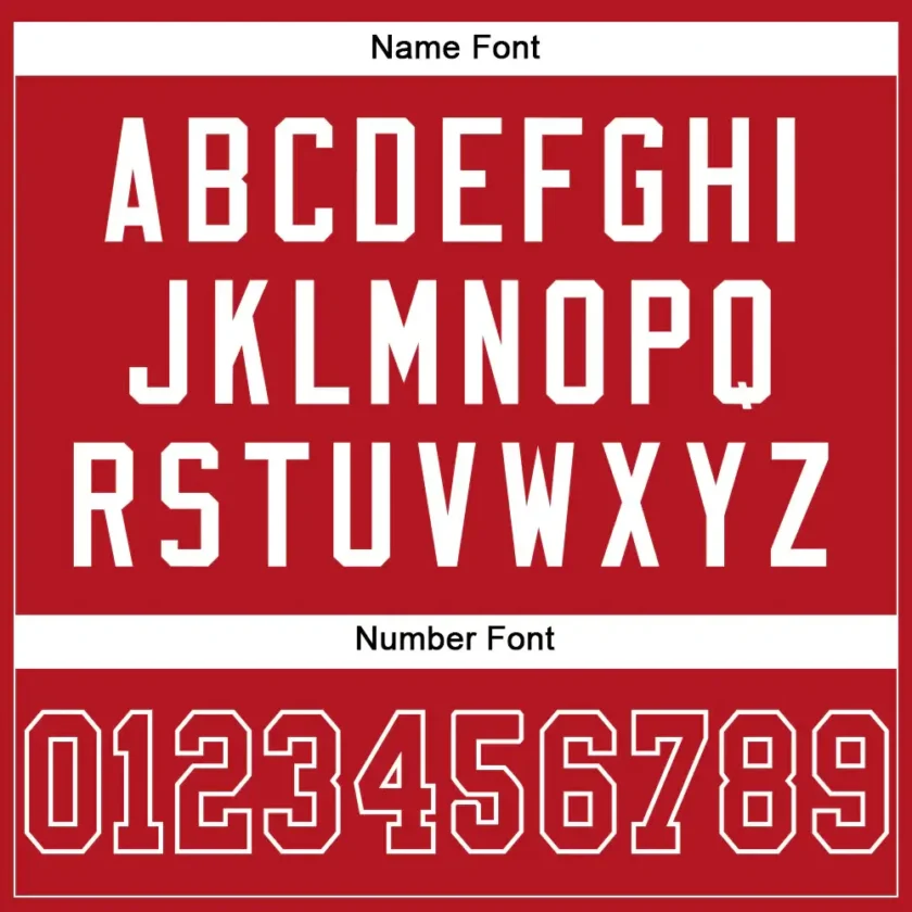 Custom Red Mesh Football Jersey with White - Image 3