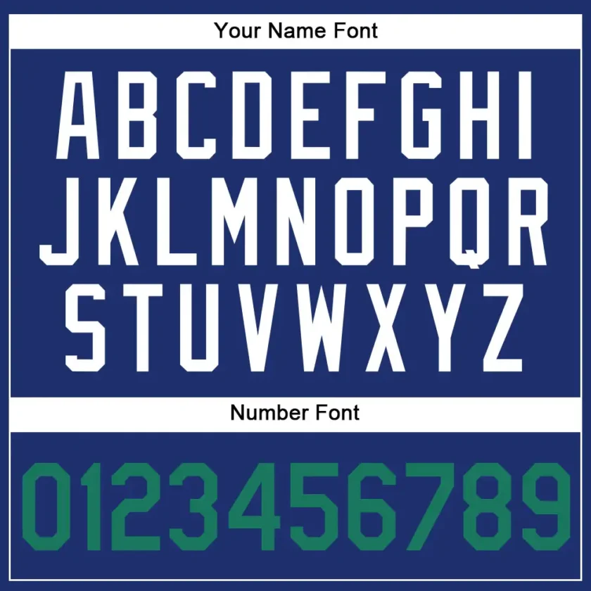 Custom Royal Baseball Jersey with Kelly Green-White - Image 3