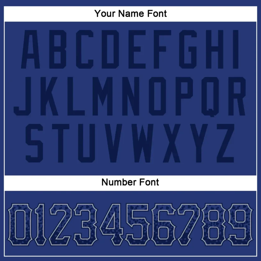 Custom Royal Drift Fashion Baseball Jersey with Navy-Gray - Image 3