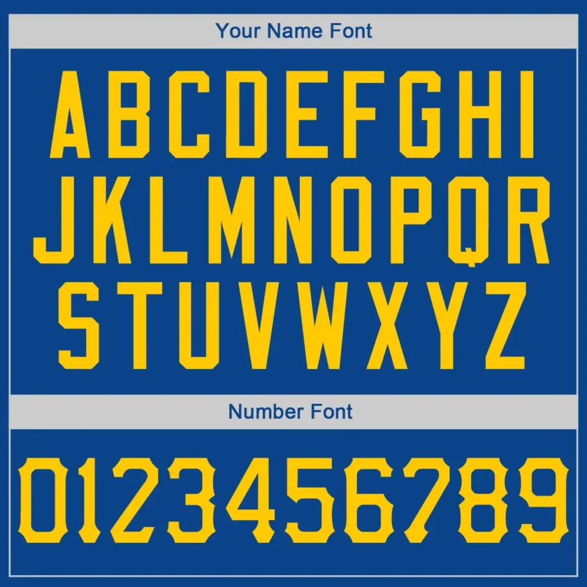 Custom Royal USA Flag Fashion Baseball Jersey with Gold-White - Image 2