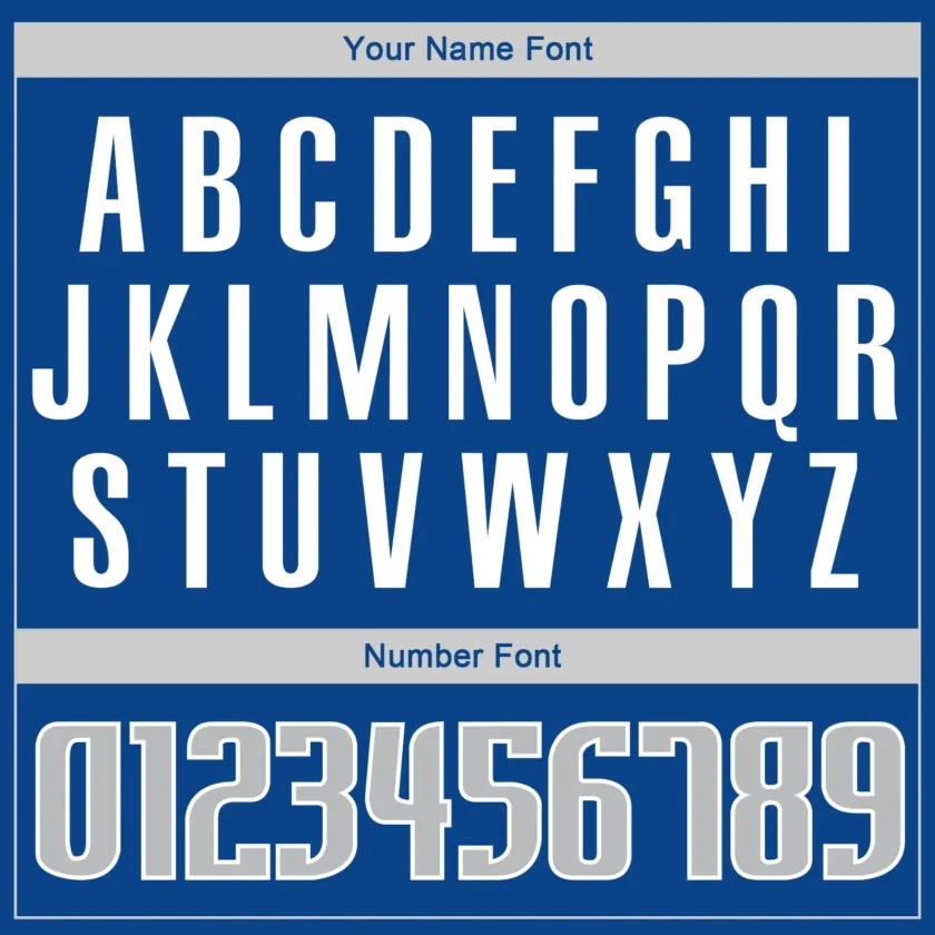 Custom Royal USA Flag Fashion Baseball Jersey with Gray-Navy - Image 2