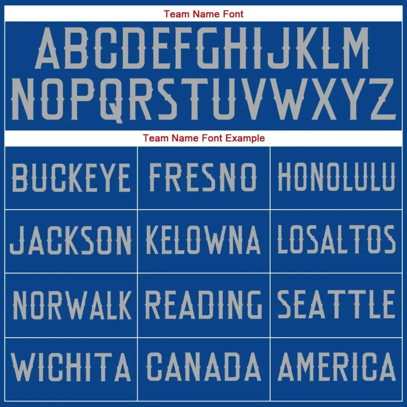 Custom Royal USA Flag Fashion Baseball Jersey with Gray-Red - Image 3