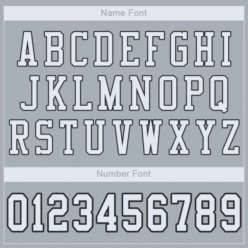 Custom Silver Mesh Football Jersey with White - Image 2