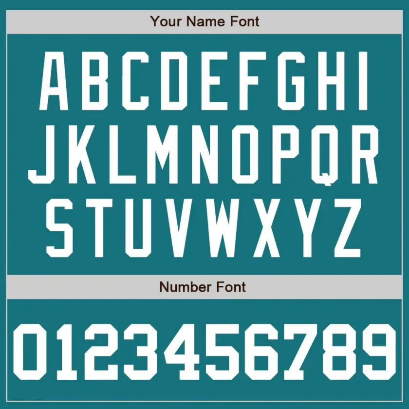 Custom Teal Baseball Jersey with White - Image 2