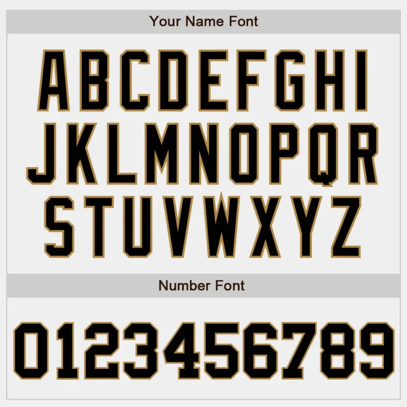 Custom White Baseball Jersey with Black-Old Gold - Image 2