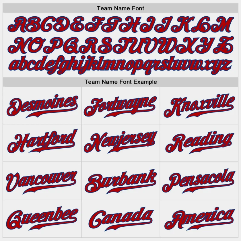 Custom White Baseball Jersey with Red-Royal - Image 2