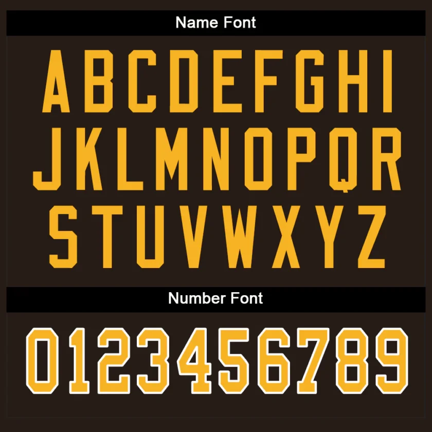 Custom White Brown Mesh Split Fashion Football Jersey with Gold - Image 2