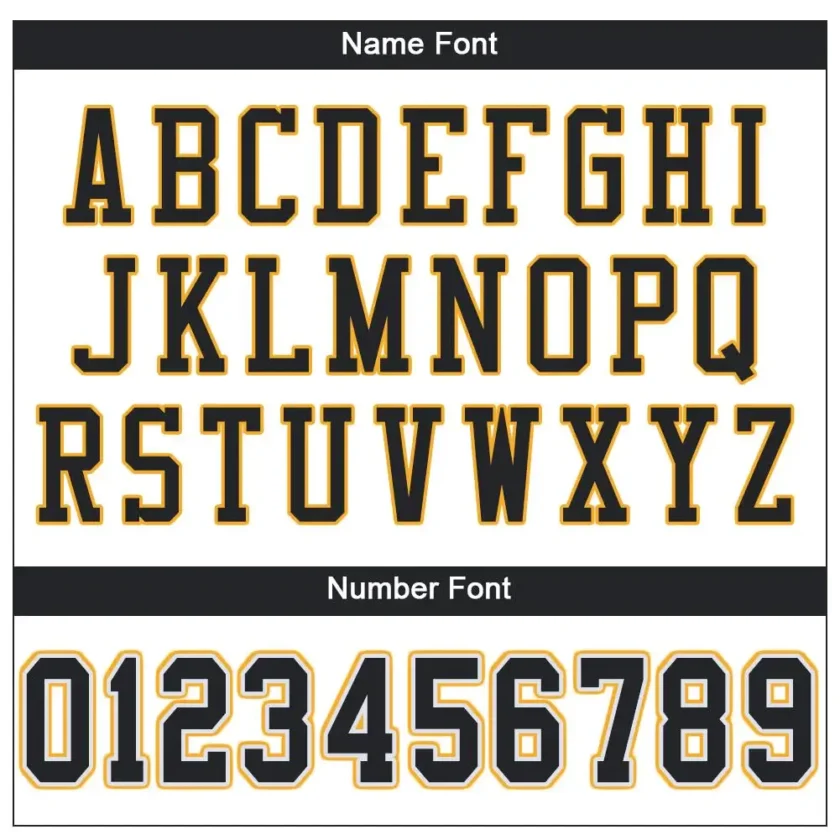 Custom White Mesh Football Jersey with Black-Gold - Image 2