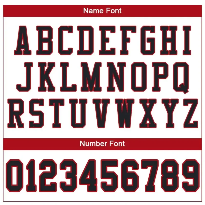 Custom White Mesh Football Jersey with Black-Red - Image 2