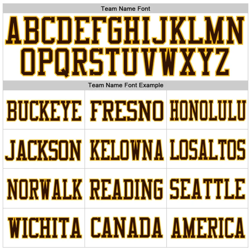 Custom White Mesh Football Jersey with Brown-Gold - Image 2