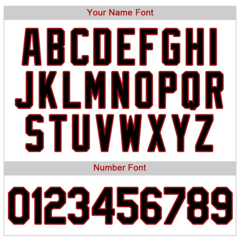 Custom White Pinstripe Baseball Jersey with Black-Red - Image 2