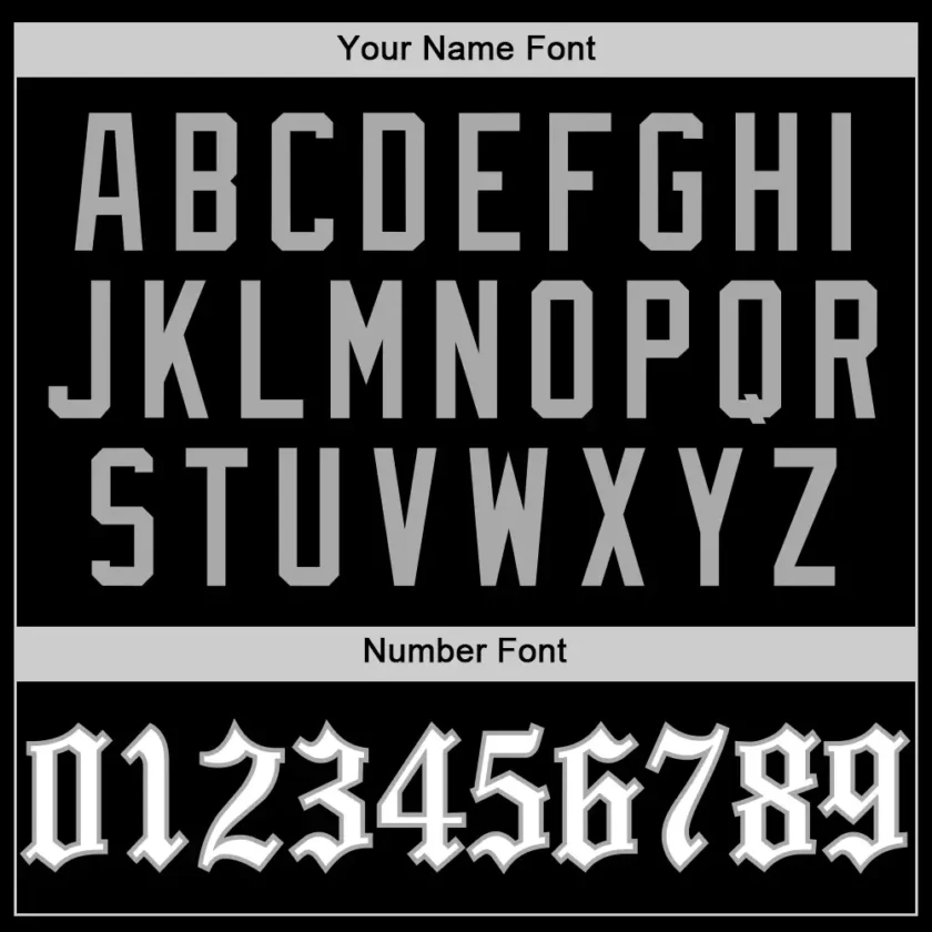 Custom Black Pinstripe Baseball Jersey with White-Gray - Image 2