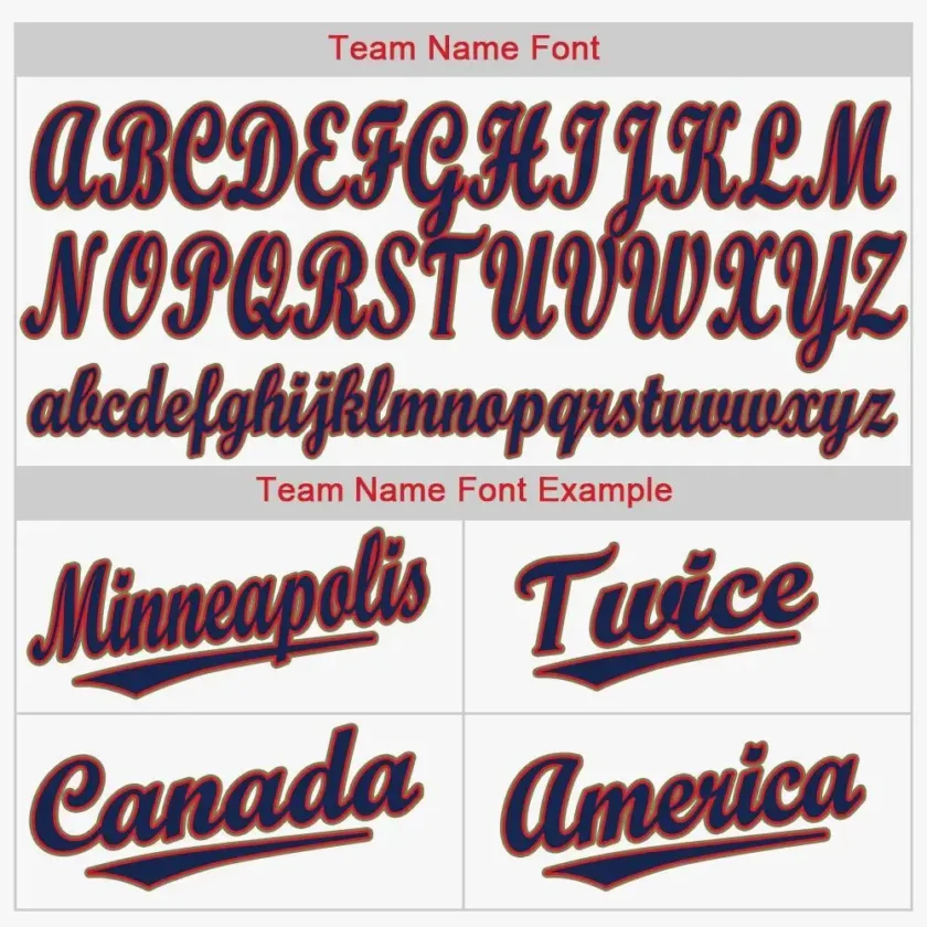 Custom White Baseball Jersey with Navy-Red - Image 3
