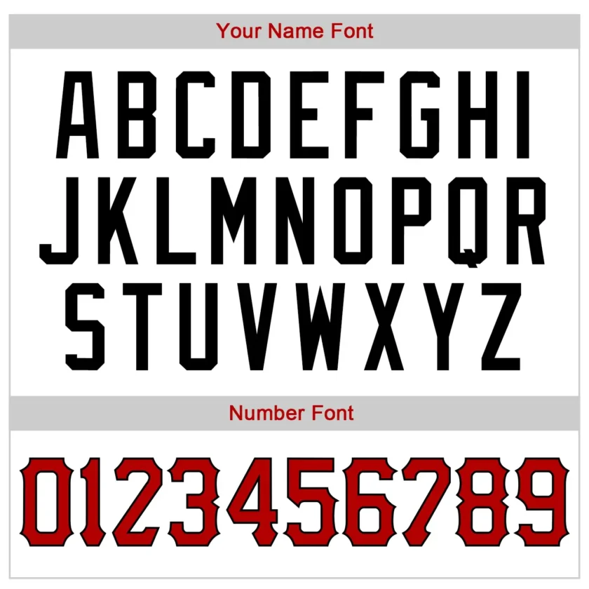 Custom White Baseball Jersey with Red-Black - Image 3