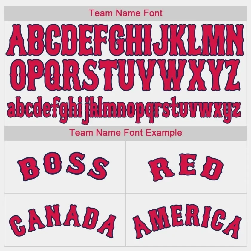 Custom White Baseball Jersey with Red-Navy - Image 3