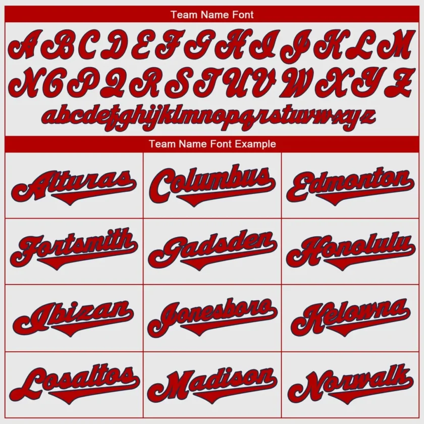 Custom White Baseball Jersey with Red-Navy - Image 3