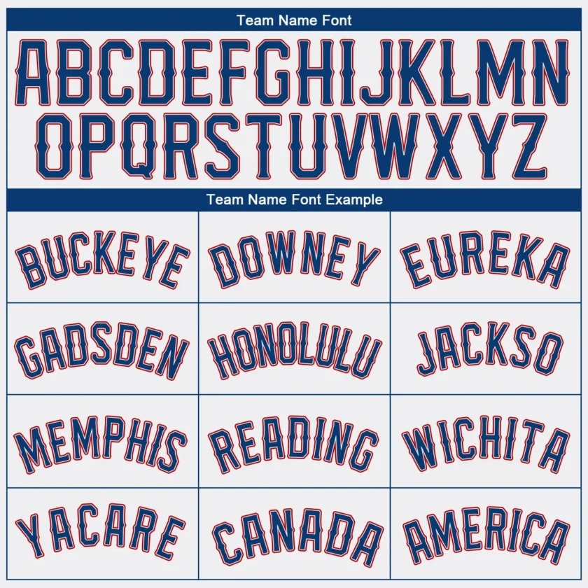 Custom White Baseball Jersey with Royal-Red - Image 3