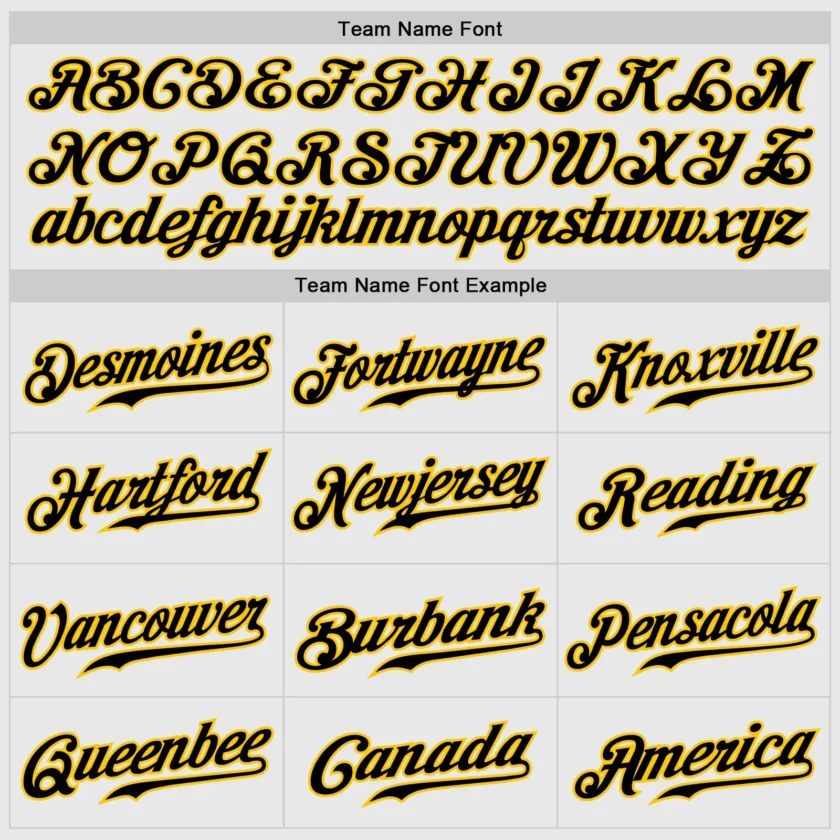 Custom White Pinstripe Baseball Jersey with Black-Gold - Image 3
