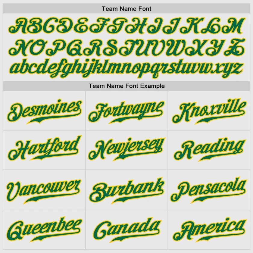 Custom White Pinstripe Baseball Jersey with Kelly Green-Gold - Image 3
