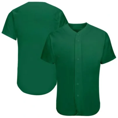 Blank Kelly Green Baseball Jersey