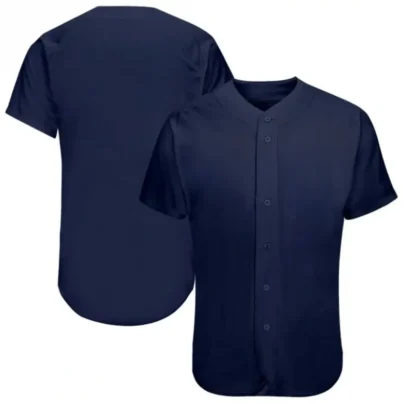 Blank Navy Baseball Jersey